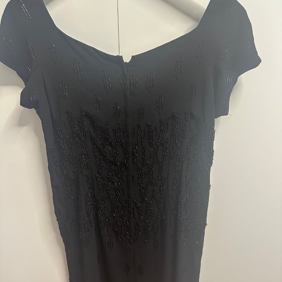 Vintage Mme Zena Black Beaded Cocktail Dress (San Francisco) - Picture 7 of 8